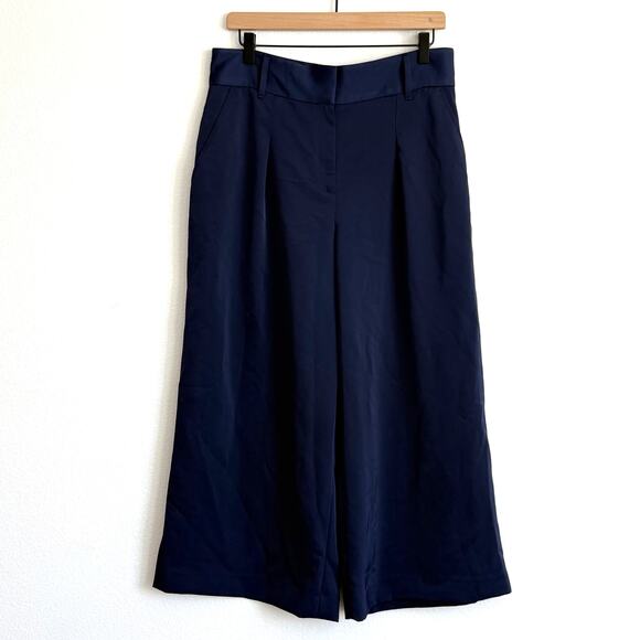 loft Pants - LOFT Wide Leg Pants in Navy